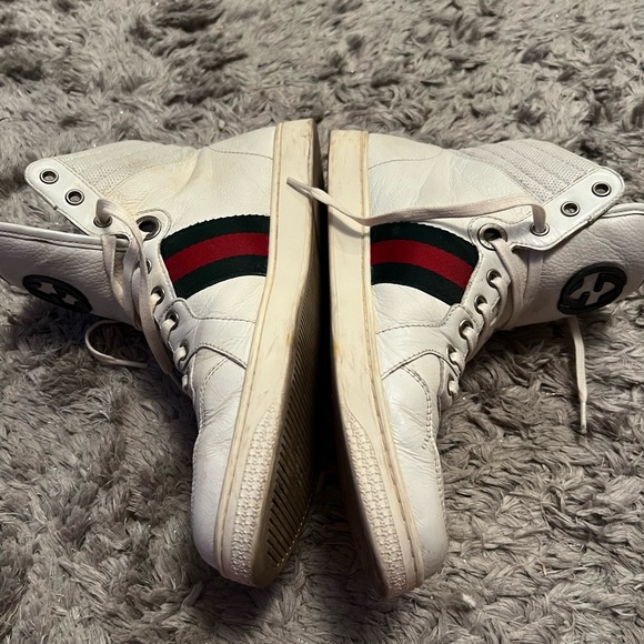 Authentic Gucci Coda Leather High tops Size UK 4 1/2 (US 38.5) - Picture 4 of 10